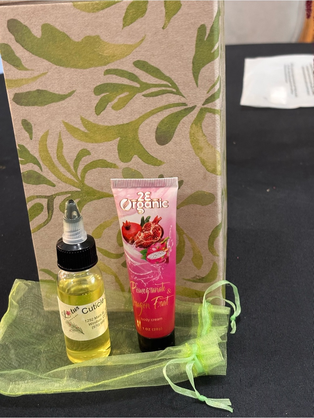 Pomegranate & Dragon Fruit Body Cream with Cuticle Oil - Pink & Yellow Duo - Picture 7 of 13
